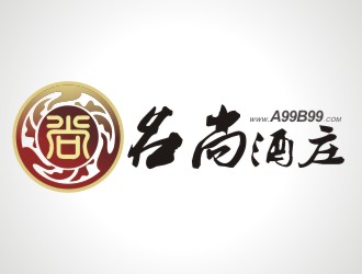 張軍代的名尚酒莊進(jìn)口紅酒logo設(shè)計