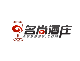 曉熹的名尚酒莊進(jìn)口紅酒logo設(shè)計