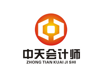 李泉輝的中天會計師logo設計