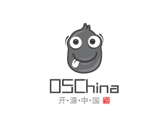 文大為的開源中國OSChina 卡通LOGOlogo設計