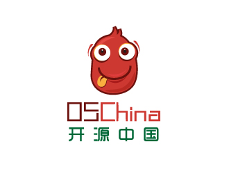 文大為的開源中國OSChina 卡通LOGOlogo設計