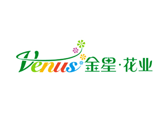 中文名稱：金星----英文名稱：Venuslogo設計