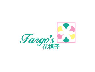 陳兆松的花格子Fargo's（Tea café）甜品店logo設(shè)計(jì)