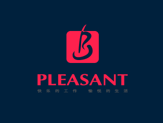 文大為的pleasant 吉它 小提琴 樂(lè)器 英文字體logo設(shè)計(jì)logo設(shè)計(jì)