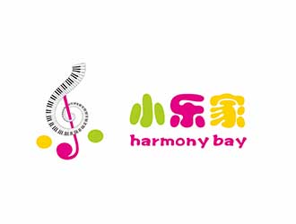 AR科技核心～雪狐設(shè)計(jì)的小樂(lè)家（中文名），harmony bay （英文名）logo設(shè)計(jì)