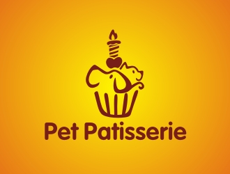 曾翼的Pet Patisserie 蛋糕店logo設計