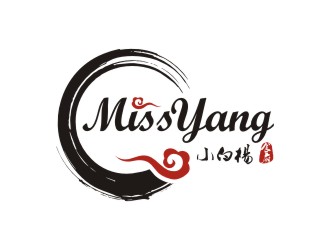 李泉輝的Restaurant Miss Yang 小白楊食府logo設計