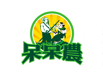 鄭國麟的呆呆農 人物卡通LOGO設計logo設計