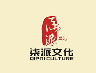 上海柒派文化傳播有限公司（ SHANGHAI QIPAI CULTURE COMMUNICATIONlogo設(shè)計