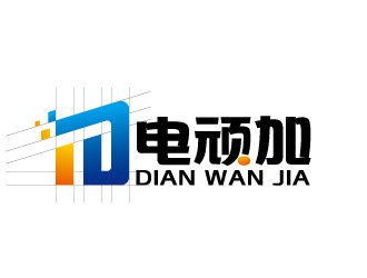 周金進的電頑加 電玩網吧logo設計