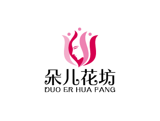 周金進的朵兒花坊logo設計