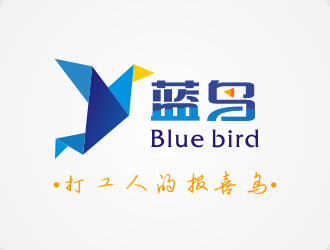 藍鳥logo設計