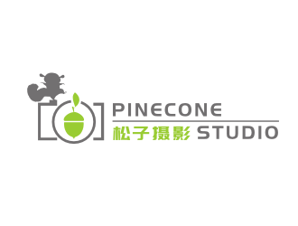 姜彥海的松子攝影PINECONE STUDIOlogo設計