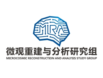 曾翼的微觀重建與分析研究組徽章logologo設計