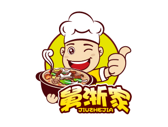 葉美寶的舅浙家特色餐飲logologo設(shè)計