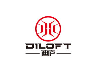 迪廬；DILOFT 對(duì)稱標(biāo)志logo設(shè)計(jì)