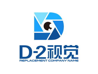 D-2視覺攝影工作室logo設(shè)計