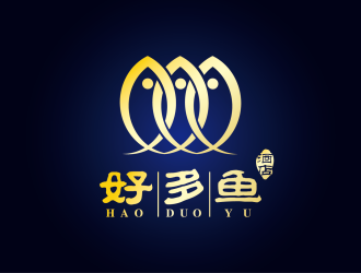 安冬的好多魚(yú)酒店logo設(shè)計(jì)