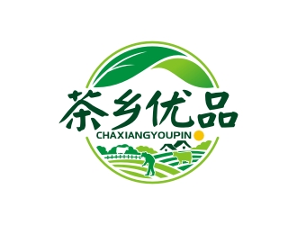 曾翼的茶鄉優品農產品logo設計