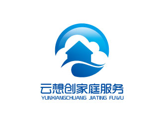 連杰的云想創家庭服務平臺logo設計