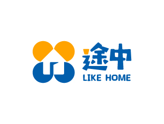 途中 like home民宿品牌logo設計logo設計