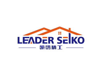 朱紅娟的領繡精工/LEADER SEIKOlogo設計