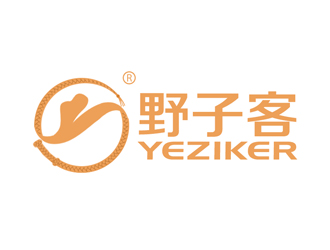 野子客 拼音yeziker零售商標(biāo)設(shè)計(jì)logo設(shè)計(jì)