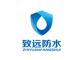 張俊的建筑防水工程單色logologo設(shè)計(jì)