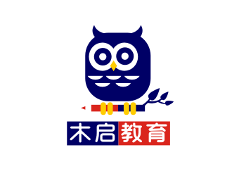 姜彥海的木啟教育logo設計logo設計