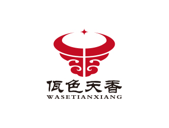 孫金澤的佤色天香logo設計