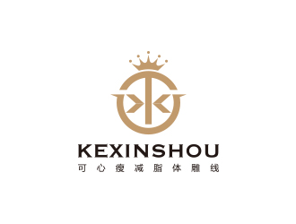 可心瘦減脂體雕線瘦身logologo設計