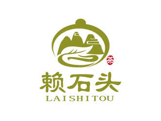 張俊的賴石頭茶葉品牌logo設計logo設計