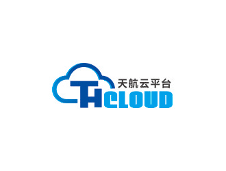 THCLOUD   天航云平臺logo設計