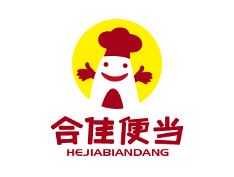 張俊的合佳便當logo設計