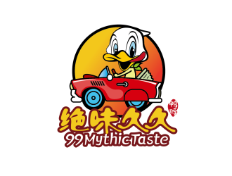 安冬的99 Mythic Taste（開(kāi)小汽車(chē)的鴨子）logo設(shè)計(jì)