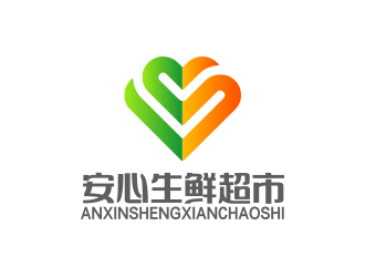 陳川的安心生鮮超市logo設計