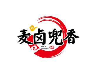 張俊的麥鹵兜香食品logo設計