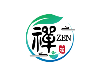 禪ZEN中國文化logo設計logo設計