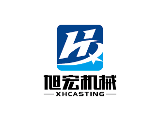 王濤的旭宏機械制造logo設計