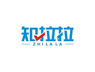 丁小鈺的知拉拉互聯網字體設計logo設計