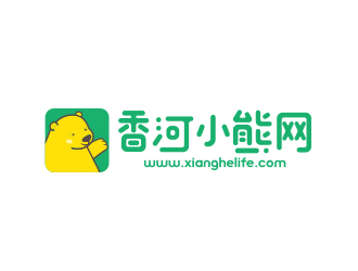 香河小熊網logo設計