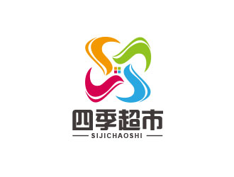 朱紅娟的四季超市logo設計