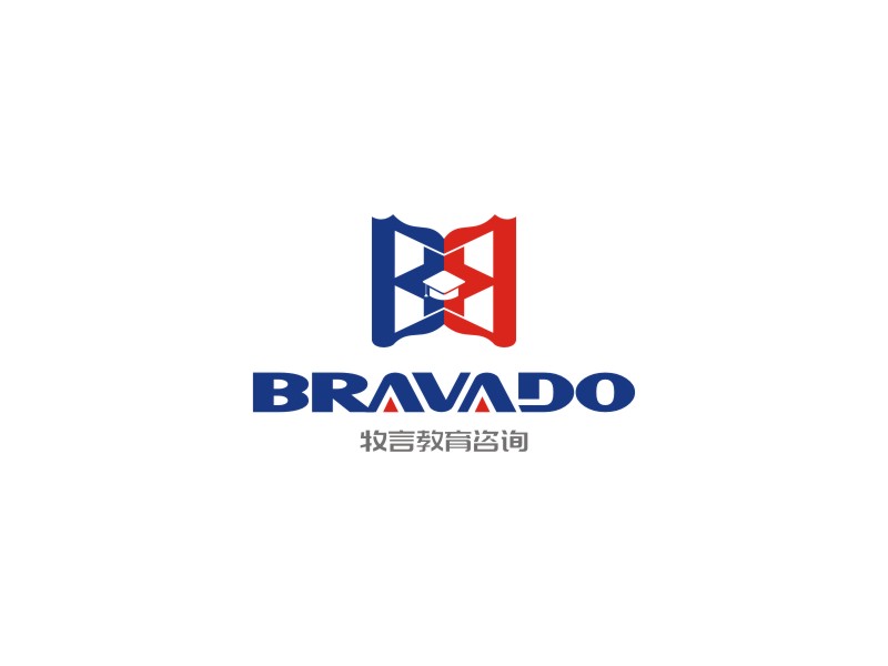 牧言教育咨詢(深圳)有限公司 / Bravado Education Services (Shenzlogo設計