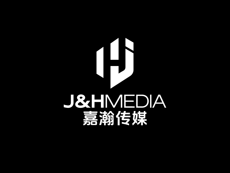 J&H Media 嘉瀚傳媒logo設計