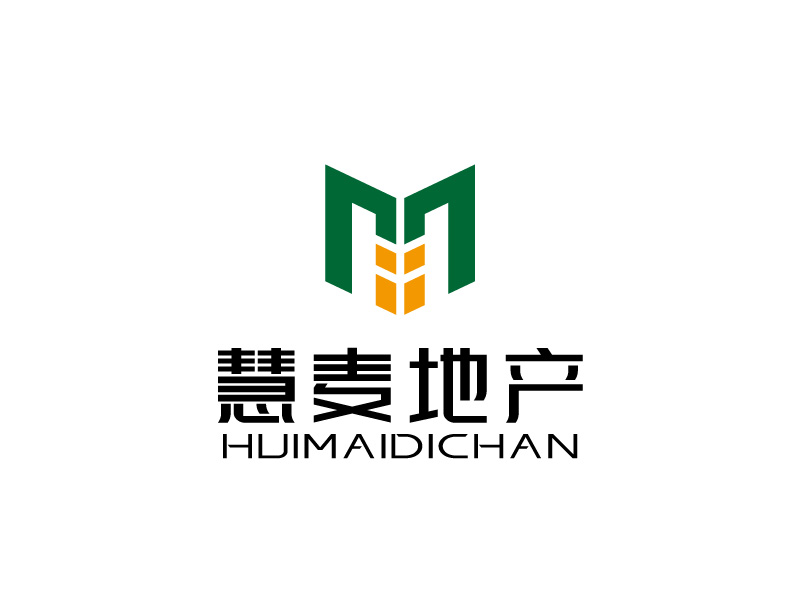 張俊的慧麥地產logo設計