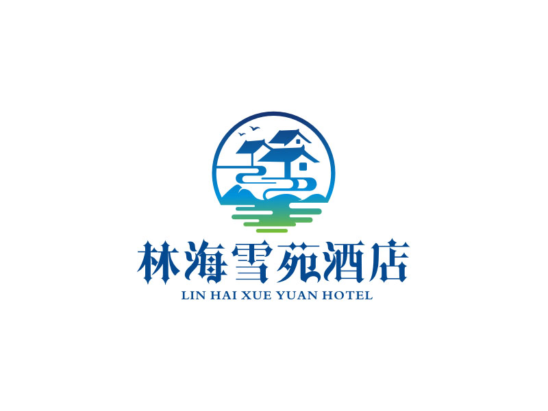 林海雪苑酒店logo設計