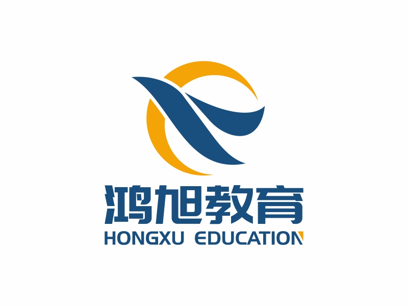 青島鴻旭教育交流有限公司logo設計