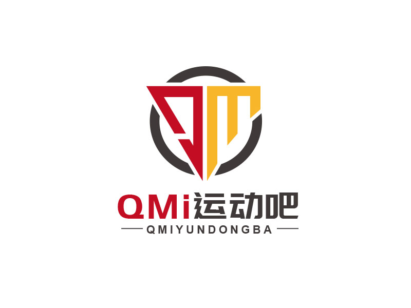 朱紅娟的QMIsport全民健身logo設計