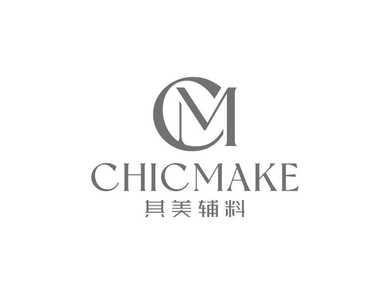 張俊的其美輔料CHICMAKElogo設(shè)計(jì)