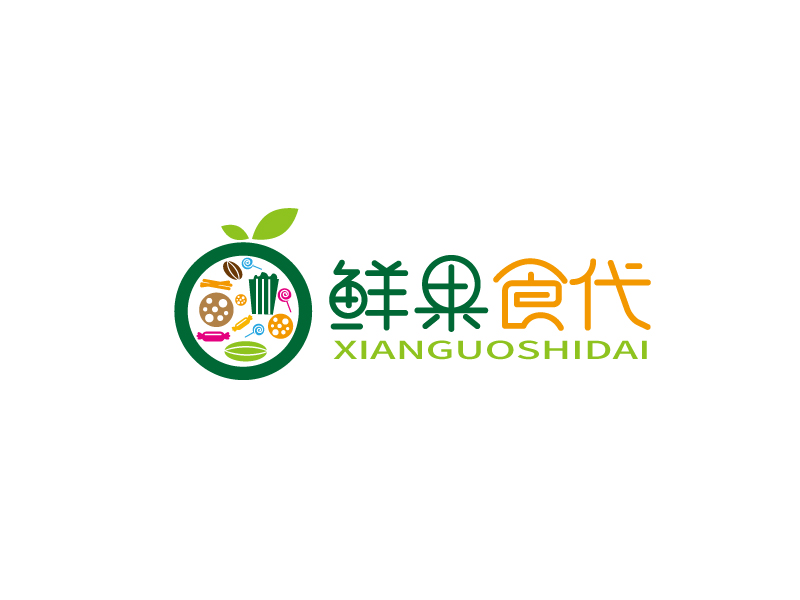 張俊的鮮果食代logo設計